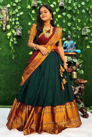 half saree